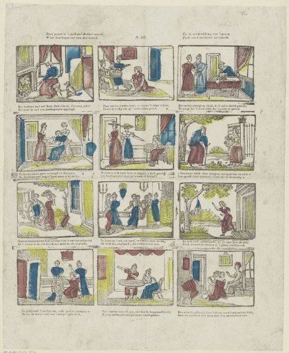 This print is well worth double the money, / Where the Cinderella of the hearth / And in the oppression of the family, / Yet was elevated to a princess
