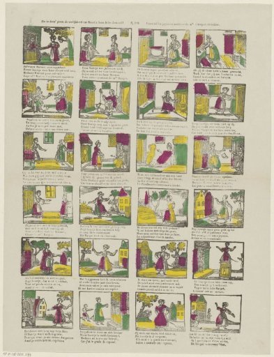 See in this print the cheerfulness of Saertje Jans the kitchen maid / Voyez ici les joyeuses maniere de mlle Maregot cuisinière