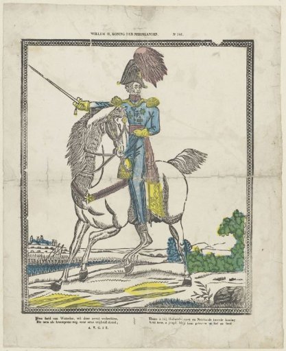Equestrian portrait of William II, King of the Netherlands
