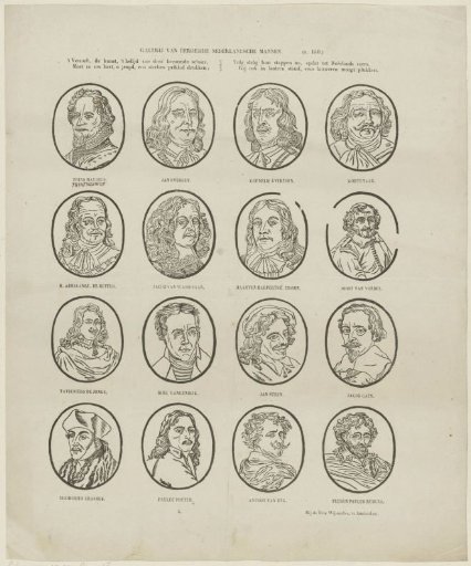 Gallery of Famous Dutch Men