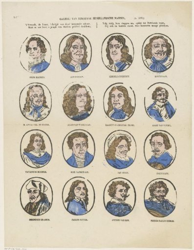 Gallery of Famous Dutch Men