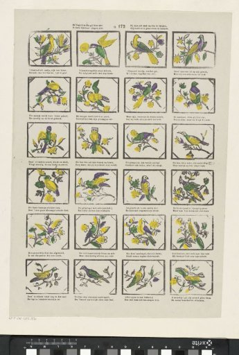 The Little Birds You See Here / O Dear Children! Sing Not, / They Are Also Tame and Easily Caught, / You Need Not Hang Them in Any Cage