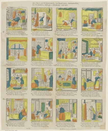 Both Men's and Women's Work, of Artists, Craftsmen, / And Shopkeepers, You Can, O Children! See Here