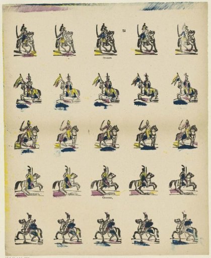 Soldiers on horseback