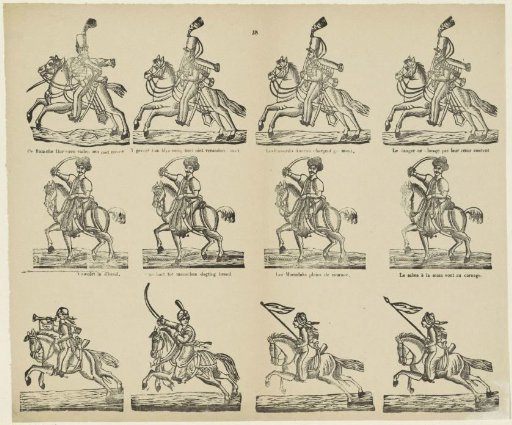 Soldiers on horseback