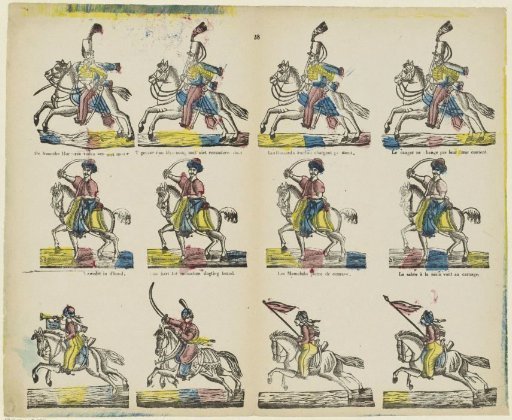 Soldiers on horseback