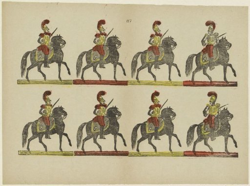 Soldiers on horseback