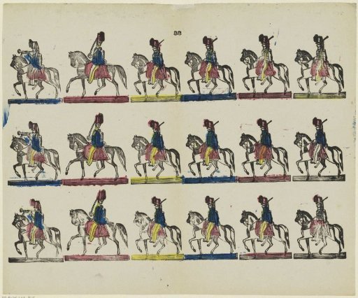 Soldiers on horseback