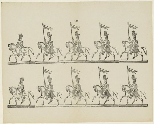 Soldiers on horseback