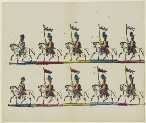Soldiers on horseback