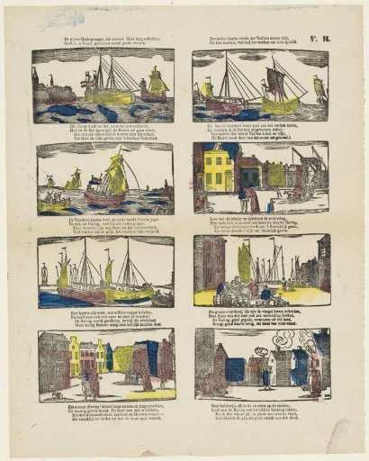 The industrious herring fishery, which can bestow so much prosperity, / Gives you, O youth, surely many good lessons / Always admire therein the diligence of the Fathers, / And learn from it what good work spreads around
