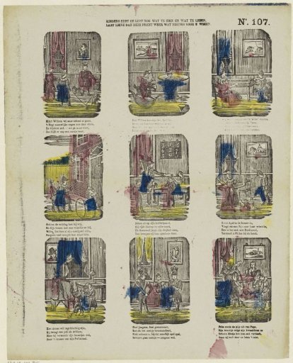 Children, if you still wish to see and read something, / Then let this print be something new for you, dear ones