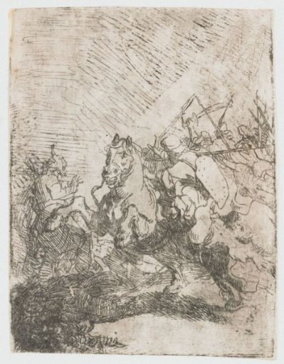 A cavalry fight