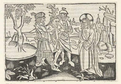 Christ healing a possessed man