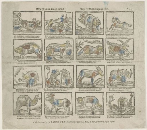 These prints are beautiful and well / There are sixteen on one sheet