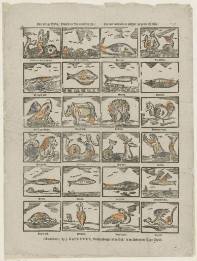 Here You See Fish, Birds, and Sea Monsters Fine / For Your Pleasure and Delight as Great as Small