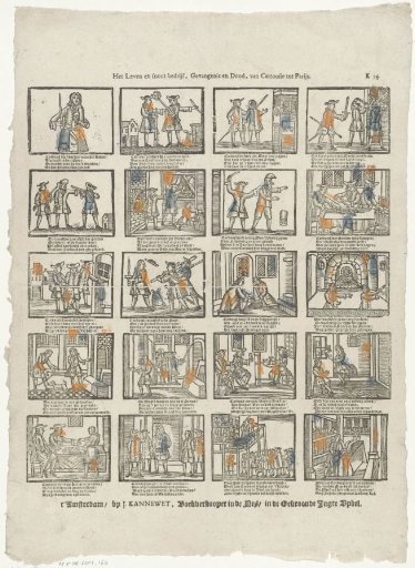 The life and mischievous conduct, imprisonment and death, of Cartouche in Paris