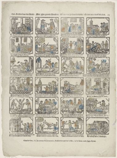 See Steven van der Klok: With his great deeds / With which he was equipped / And fully laden