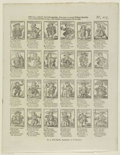 Here, O youth! with pleasure behold, A series of beautiful dwarf statues, / Of various professions and ranks, may it serve your love of learning