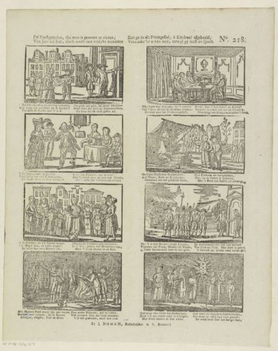 The festive seasons, which one is accustomed to celebrate, / From year to year, yet with cheerful manners / You see in this print collection, O children! depicted, / Amuse yourself with them while you read and play