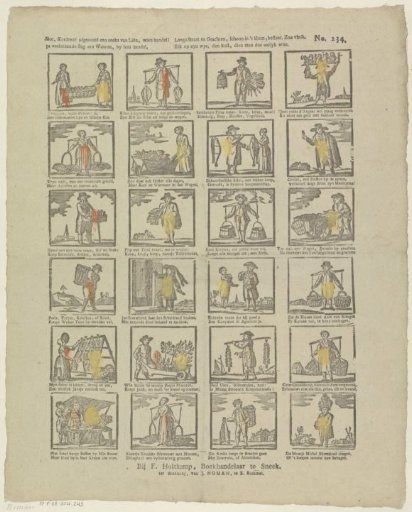 See, children, depicted a series of people whose trade! in various kinds of goods, by their trade, along streets and canals, though in the stone, exists. Thus finds, each in his way, the livelihood that one thus honestly wins