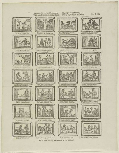 Children, if you wish to be merry, read this print with attention, all these occupations, wish to spend your time in them
