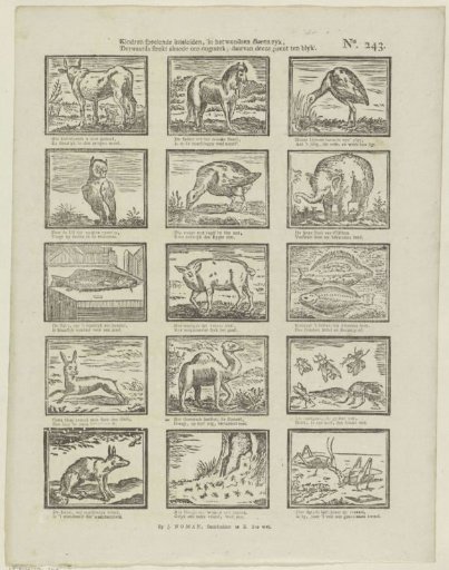 Children playing in the woods, in the wonderful animal kingdom; / Our aim also extends there; of this print to be a proof