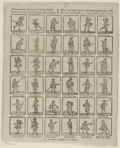 Behold here again a scene of strange pranks, / And with it, dear youth! may you freely amuse yourself. / Provided, and this small word, contains your duty entirely; / Provided it costs no reading time; - for, children! that is too much