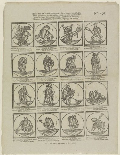Laugh at the four monsters which art has prepared for you / But consider the three images with more attention / I give you, through those three images, insight into the beggary / I regulate, regarding this, your advantage, you regulate your compassion