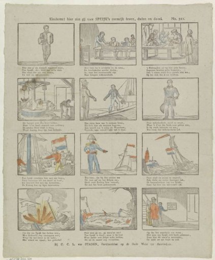 Children! Here you see of Speijk's pious life, deeds and death