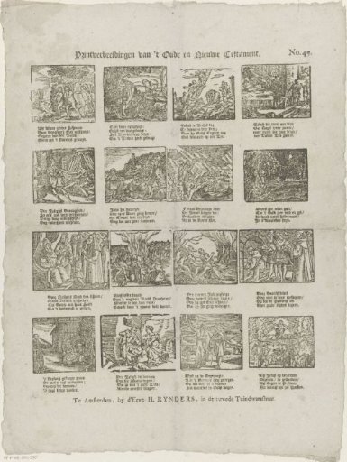 Biblical print images of the Old and New Testament