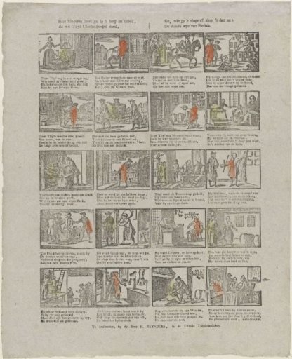 Here, children, you read at length / All that Thyl Ulenspiegel did / And, if you wish to sing it? Sing it then: / The ancient tune of Pierlala