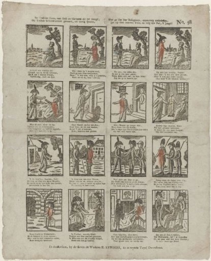 The False Son, a piece as instructive as it is delightful, / Performed on Amsterdam's stage for useful play, / Here you see it communicated piece by piece, simply, / Observe that virtuous son, and follow his path, O youth!