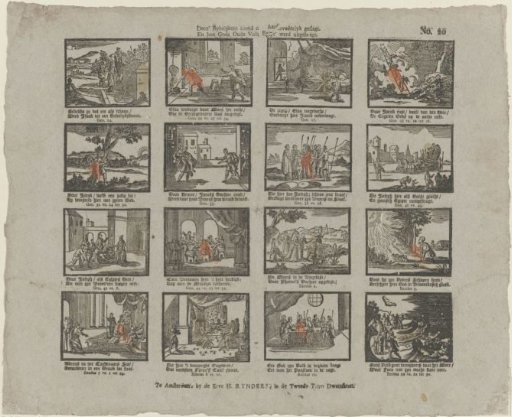 This Bible print shows you the earthly lineage / And how God's ancient people were brought out of Egypt