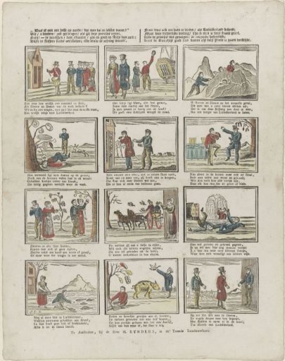 Was there ever a people on earth / That one calls lazy and tasty? / This / oh children: will you ask / As you praise these prints [(...)]