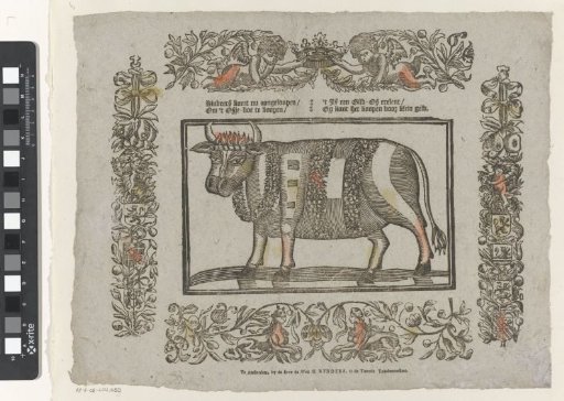 Children come now running / To buy the little ox / It is an excellent golden ox / You can buy it for small money