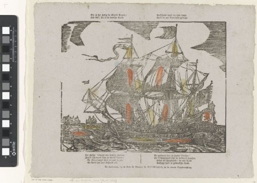 This is the ship the Golden Lion / A keel / which in the preceding century / Several times brought a rich cargo / Into our fatherland.