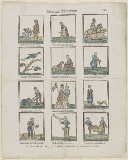 See here for your amusement, with which you can play / So that no moment, oh youth! may bore you