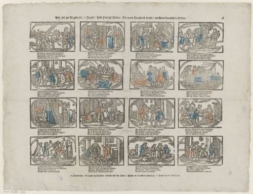 Here you see depicted / O youth / the life of hero Paulus: Who sets you an example / to strive heavenwards