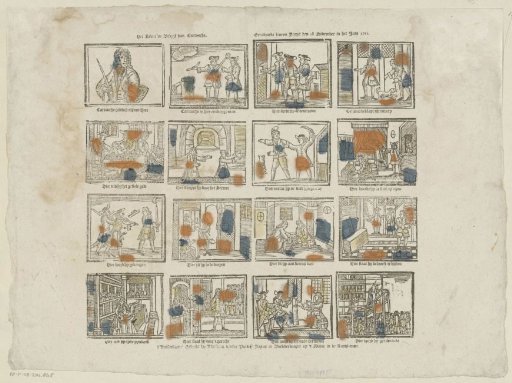 The Life and Deeds of Cartouche / Executed in Paris on 18 November in the Year 1721