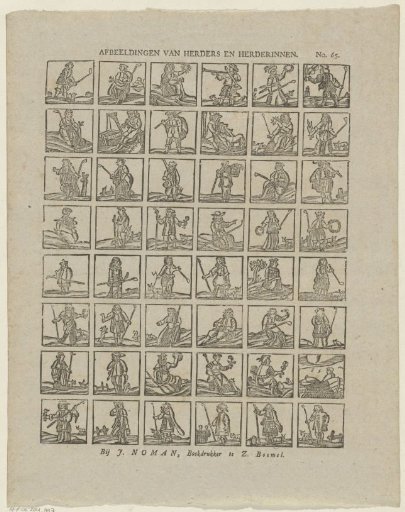 Depictions of shepherds and shepherdesses