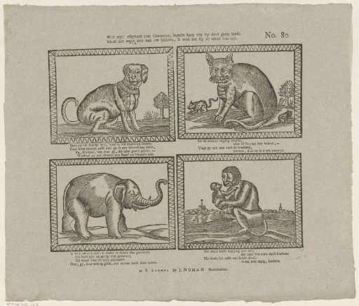 Do not fear my elephant, kiss him freely, he does no harm: / Offer the monkey something of your delicacies, I wager he will eat nothing of it
