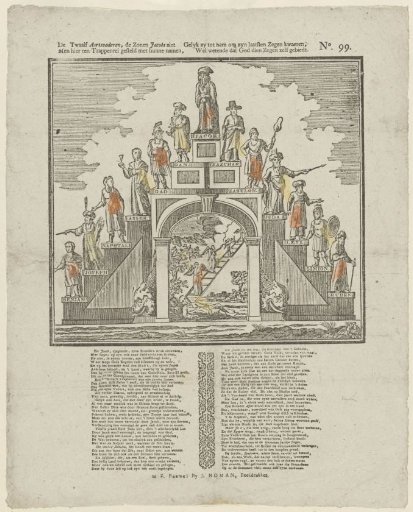 The twelve patriarchs, the sons of Jacob, are seen here / Arranged in a staircase with their names, / As they came to him for his last blessing, / Well knowing that God himself commands that blessing