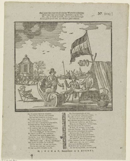 Thus here is shown a sketch of winter pleasures, / Or those held to be practiced on the ice. / He who finds pleasure in them can, in various ways, / Amuse himself and spend his money sufficiently