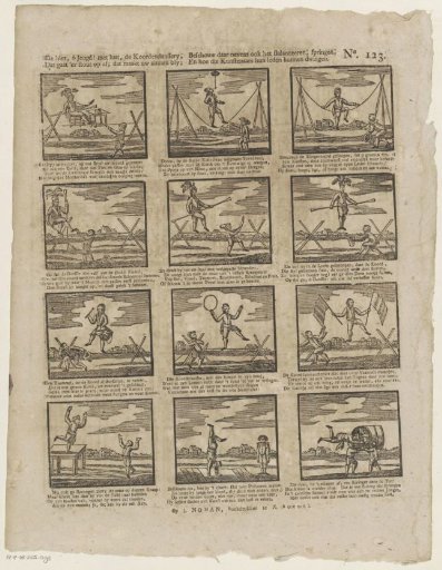 See Here, Oh Youth! With Pleasure, the Rope-Dancing Troupe, / That Goes Boldly On; That Makes Your Spirits Joyful; / Consider Also the Balancing, Jumping, / And How Those Artists Can Constrain Their Limbs