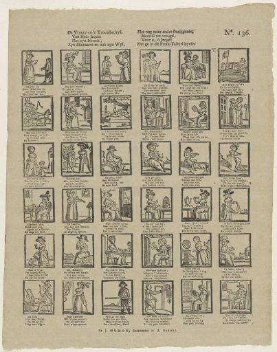 Courtship and marriage, / Of Master Jaquet [(...)]