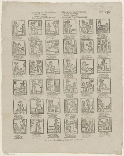 Courtship and marriage, / Of Master Jaquet [(...)]