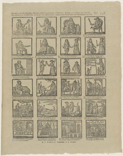 Behold, for your amusement, what is shown to you, / In the labyrinth at Amsterdam, and if you wish to attend, / O children, there you [(...)] to look with ease, / Put this print beforehand in your pocket for this purpose