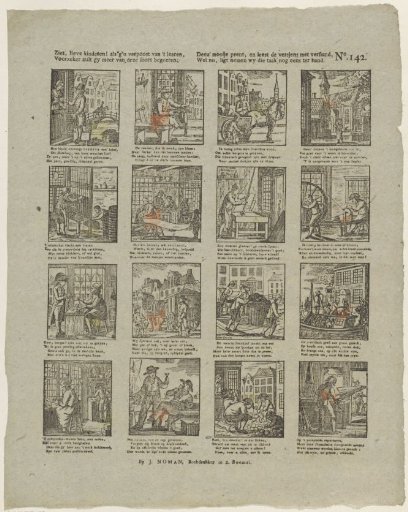 See, dear children! when you rest from learning, / Certainly you will desire more of this kind; / This pretty print, and read the verses with understanding, / Well now, lightly we take this task up again