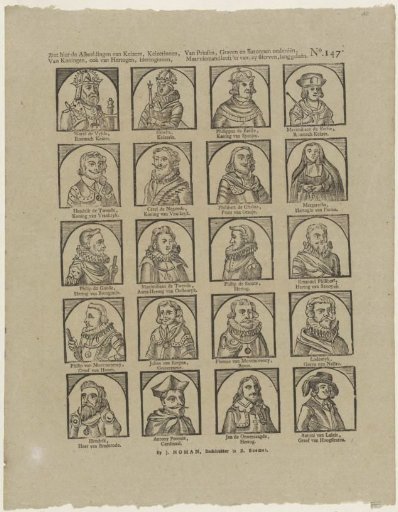Here you see the images of emperors, empresses, / Of kings, also of dukes, duchesses, / Of princes, counts and barons together, / But no one lives there: they died long ago